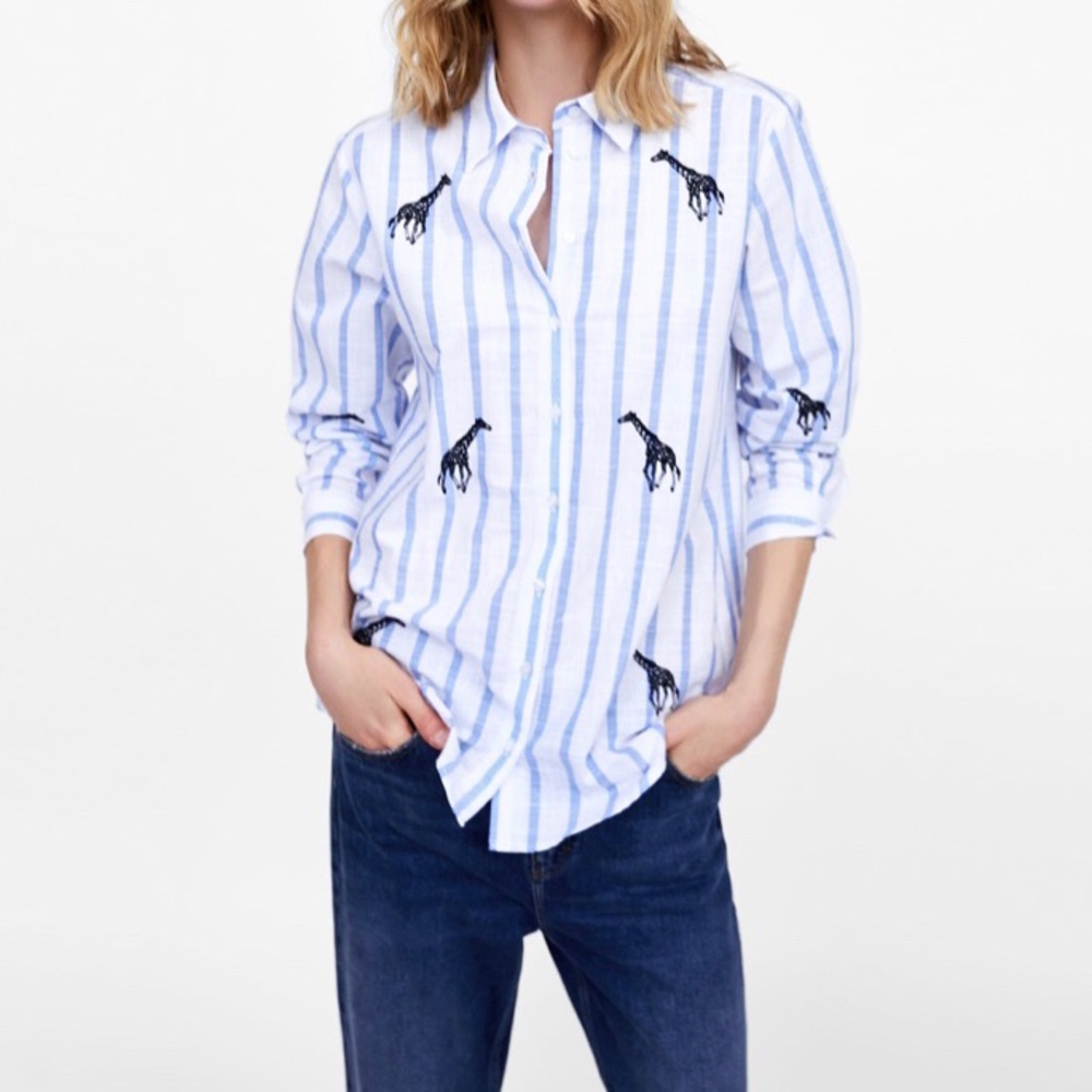 Zara Giraffe Shirt